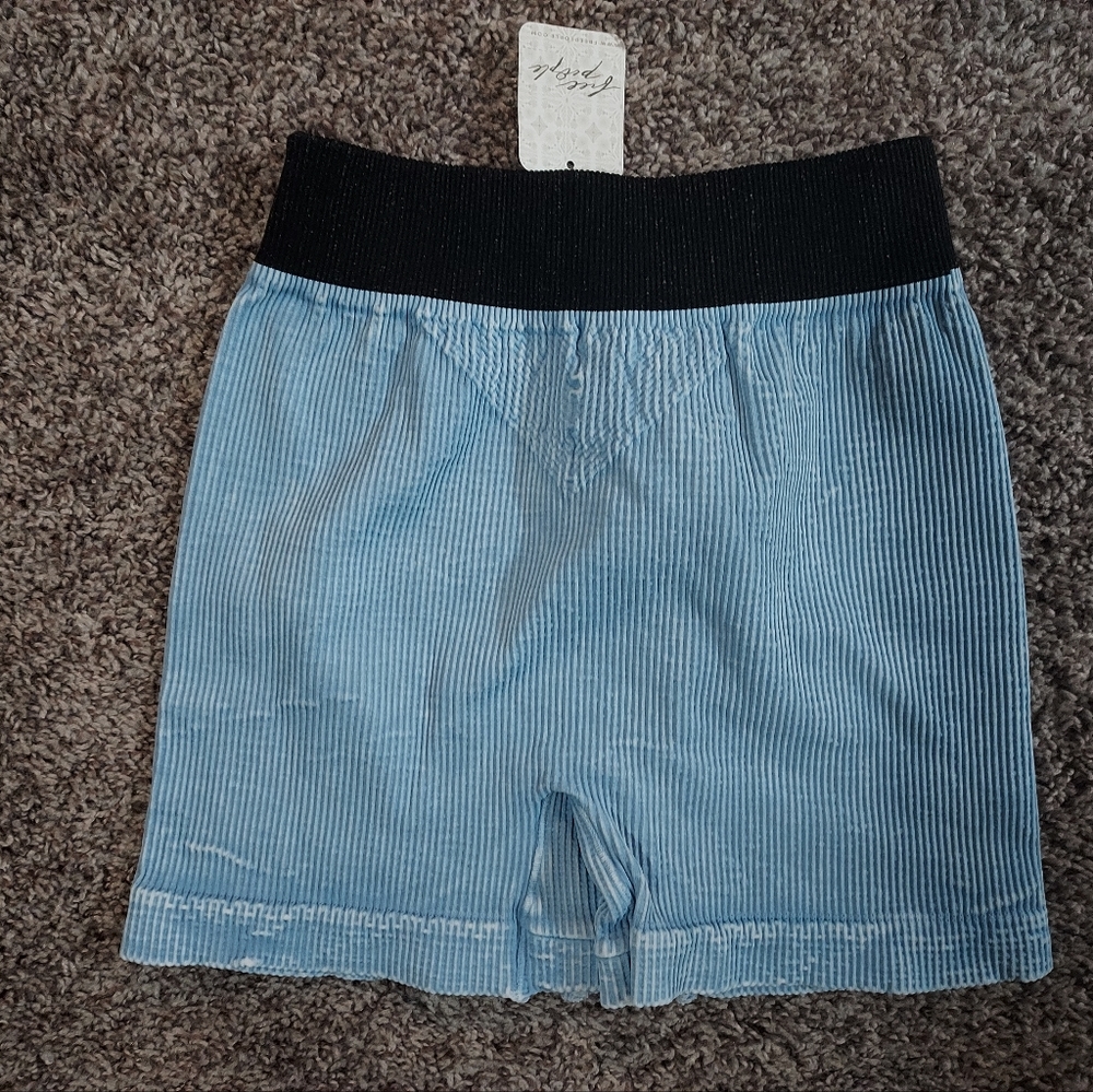 Free People blue shorts